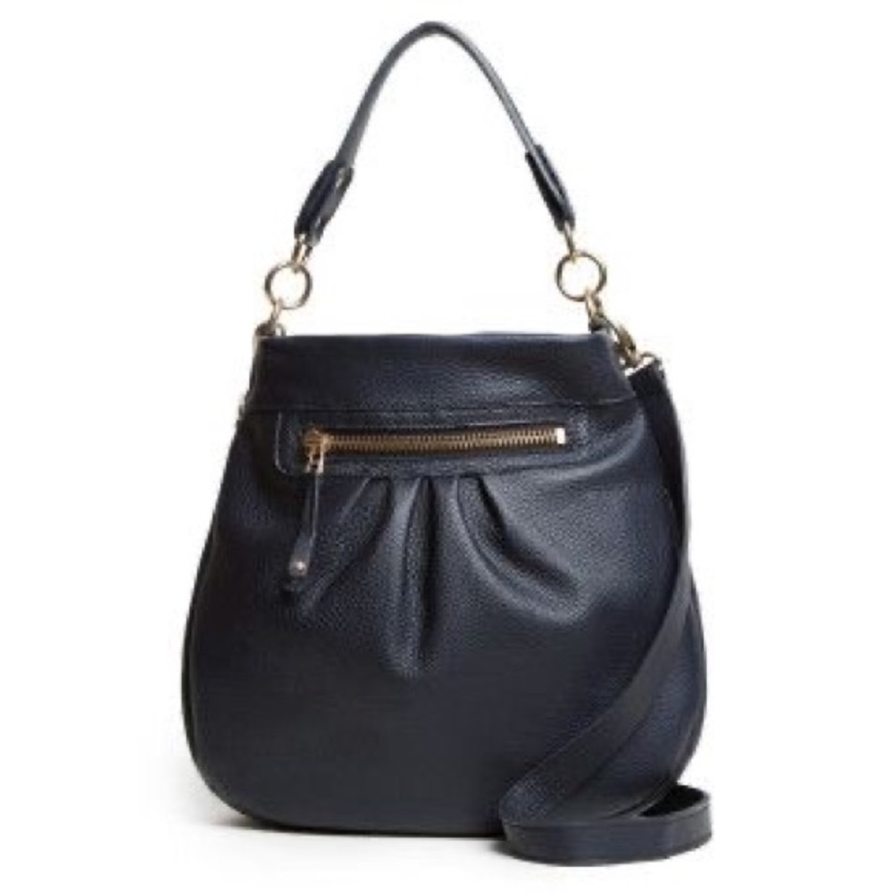 Roots 🇨🇦 Olivia bag, navy with brass hardware